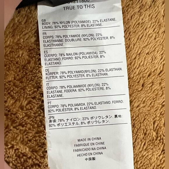 Volcom Simply Solid Braided High Neck Bandeau Bikini Top Black Sz Medium NWT - Picture 11 of 11